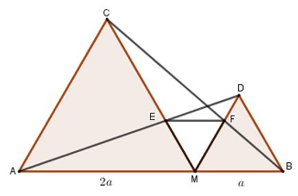 Trắc nghiệm Định lý đảo và hệ quả của định lý Ta-let có đáp án – Toán lớp 8 (ảnh 40)