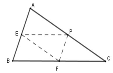 Trắc nghiệm Đường trung bình của tam giác, của hình thang có đáp án - Toán lớp 8 (ảnh 6)