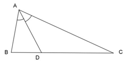 Trắc nghiệm Tính chất đường phân giác của tam giác có đáp án – Toán lớp 8 (ảnh 50)