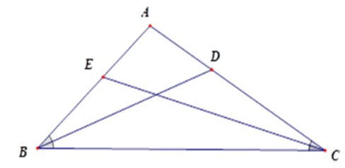Trắc nghiệm Tính chất đường phân giác của tam giác có đáp án – Toán lớp 8 (ảnh 52)