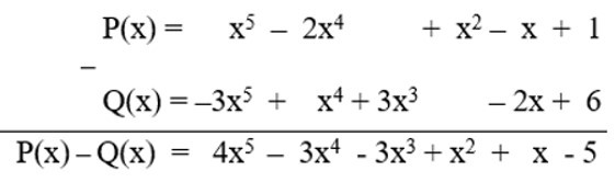 Cho các đa thức P(x) = x5 – 2x4 + x2 – x + 1 (ảnh 1)