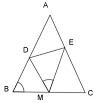 Trắc nghiệm Trường hợp đồng dạng thứ ba của tam giác có đáp án - Toán 8 (ảnh 40)