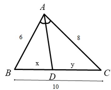 Trắc nghiệm Tính hóa học đàng phân giác của tam giác sở hữu đáp án – Toán lớp 8 (ảnh 10)
