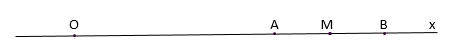 Cho hai điểm phân biệt A và B cùng nằm trên tia Ox sao cho OA = 4 cm (ảnh 1)