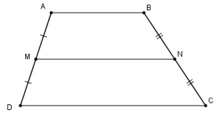 Trắc nghiệm Đường trung bình của tam giác, của hình thang có đáp án - Toán lớp 8 (ảnh 12)
