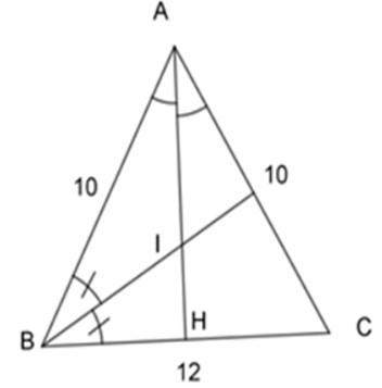 Trắc nghiệm Tính chất đường phân giác của tam giác có đáp án – Toán lớp 8 (ảnh 12)