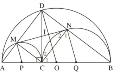 Cho đoạn thẳng AB, điểm C nằm giữa AB (ảnh 2)
