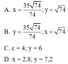 Trắc nghiệm Một số hệ thức về cạnh và đường cao trong tam giác vuông có đáp án – Toán lớp 9 (ảnh 26)