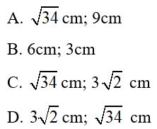 Trắc nghiệm Liên hệ giữa dây và khoảng cách từ tâm đến dây có đáp án – Toán lớp 9 (ảnh 20)