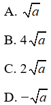 Trắc nghiệm Rút gọn biểu thức chứa căn thức bậc hai có đáp án – Toán lớp 9 (ảnh 3)