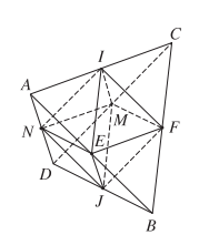 Chứng minh rằng tam giác IEF, IFM (ảnh 1)
