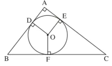 Cho tam giác ABC vuông tại A. Gọi R là bán kính của đường tròn ngoại tiếp (ảnh 1)