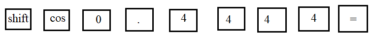 Dùng bảng lượng giác hoặc máy tính bỏ túi để tìm góc nhọn x (ảnh 1)