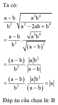 Trắc nghiệm Rút gọn biểu thức chứa căn thức bậc hai có đáp án – Toán lớp 9 (ảnh 7)
