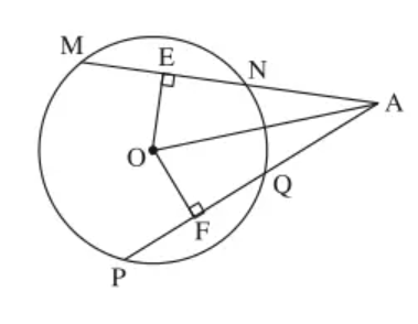 Cho hình bên, trong đó MN = PQ (ảnh 1)