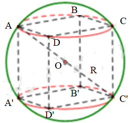 Cho hình lập phương ABCD.A’B’C’D’ có cạnh bằng a (ảnh 1)