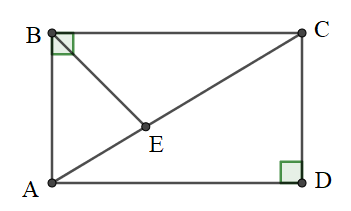 Cho hình chữ nhật ABCD (ảnh 1)