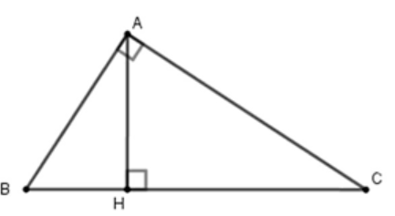 Cho tam giác ABC vuông tại A (ảnh 1)