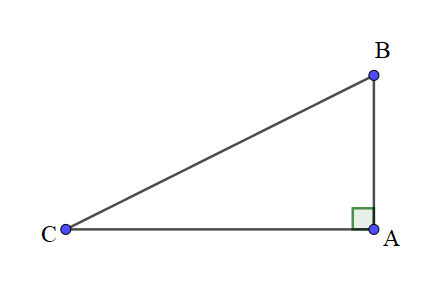 Trong tam giác vuông có hai cạnh góc vuông là a, b (ảnh 1)