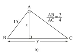 Hãy tính x và y trong các hình (ảnh 1)