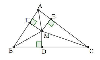 Cho tam giác ABC (ảnh 1)