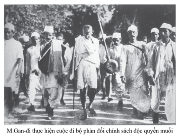 Nêu những nét nổi bật của phong trào độc lập dân tộc ở Ấn Độ trong những năm 1929 – 1939 (ảnh 1)
