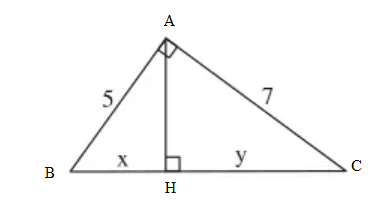 Hãy tính x và y trong các hình sau (ảnh 1)