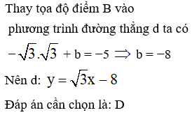 Trắc nghiệm Hệ số góc của đường thẳng y = ax + b có đáp án – Toán lớp 9 (ảnh 27)
