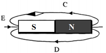 Hình 23.2 cho biết một số đường sức từ của thanh nam châm thẳng (ảnh 1)