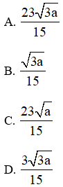 Trắc nghiệm Biến đổi đơn giản biểu thức chứa căn thức bậc hai (Tiếp theo) có đáp án – Toán lớp 9 (ảnh 9)