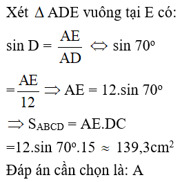Trắc nghiệm Tỉ con số giác của góc nhọn và Bảng lượng giác với đáp án - Toán lớp 9 (ảnh 10)