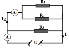 Một đoạn mạch gồm ba điện trở R1 = 9Ω, R2 = 18Ω và R3 = 24Ω (ảnh 1)