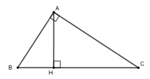 Trắc nghiệm Một số hệ thức về cạnh và đường cao trong tam giác vuông có đáp án – Toán lớp 9 (ảnh 18)