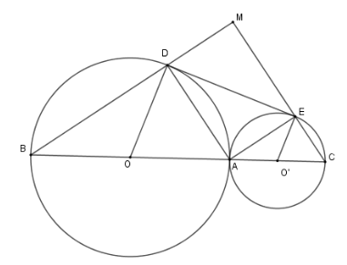 Trắc nghiệm Vị trí tương đối của hai đường tròn có đáp án – Toán lớp 9 (ảnh 26)