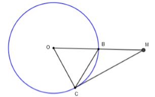 Trắc nghiệm Dấu hiệu nhận biết tiếp tuyến của đường tròn có đáp án – Toán lớp 9 (ảnh 34)