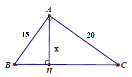 Trắc nghiệm Một số hệ thức về cạnh và đường cao trong tam giác vuông có đáp án – Toán lớp 9 (ảnh 39)