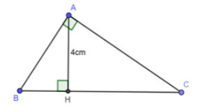 Trắc nghiệm Một số hệ thức về cạnh và đường cao trong tam giác vuông có đáp án – Toán lớp 9 (ảnh 40)