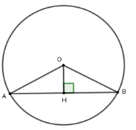 Trắc nghiệm Liên hệ giữa dây và khoảng cách từ tâm đến dây có đáp án – Toán lớp 9 (ảnh 2)