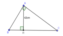 Trắc nghiệm Một số hệ thức về cạnh và đường cao trong tam giác vuông có đáp án – Toán lớp 9 (ảnh 57)