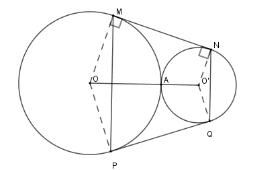 Trắc nghiệm Vị trí tương đối của hai đường tròn có đáp án – Toán lớp 9 (ảnh 5)