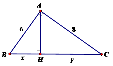 Trắc nghiệm Một số hệ thức về cạnh và đường cao trong tam giác vuông có đáp án – Toán lớp 9 (ảnh 10)