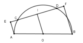 Trắc nghiệm Đường kính và dây của đường tròn có đáp án – Toán lớp 9 (ảnh 5)