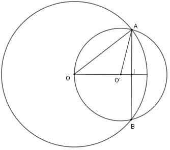 Trắc nghiệm Vị trí tương đối của hai đường tròn (Tiếp theo) có đáp án – Toán lớp 9 (ảnh 8)