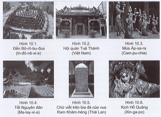 Sách bài tập Lịch sử 10 Bài 10: Cơ sở hình thành văn minh Đông Nam Á thời kì cổ - trung đại - Cánh diều (ảnh 1)