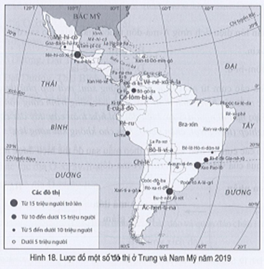 Sách bài tập Địa lí 7 Bài 18: Đặc điểm dân cư, xã hội Trung và Nam Mỹ - Cánh diều (ảnh 1)