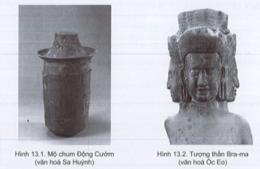 Sách bài tập Lịch sử 10 Bài 13: Văn minh Chăm - pa. Văn minh Phù Nam - Cánh diều (ảnh 1)