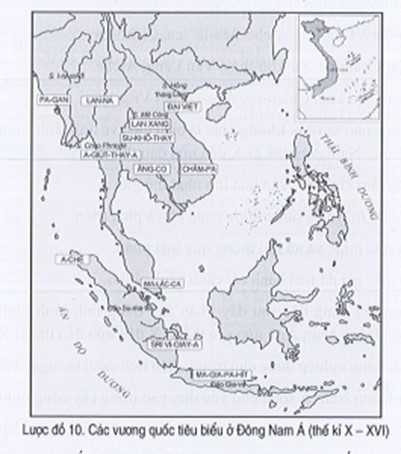 Sách bài tập Lịch sử 7 Bài 10: Khái quát lịch sử Đông Nam Á - Cánh diều (ảnh 1)