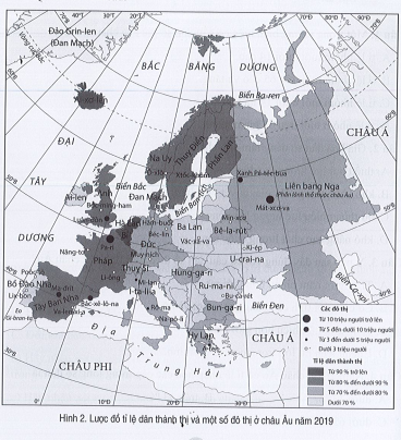 Sách bài tập Địa lí 7 Bài 2: Đặc điểm dân cư, xã hội châu Âu - Cánh diều (ảnh 1)