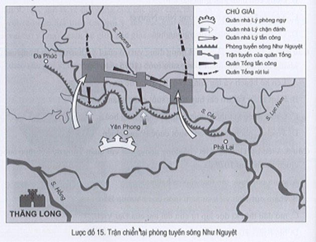Sách bài tập Lịch sử 7 Bài 15: Cuộc kháng chiến chống quân Tống xâm lược của nhà Lý (1075-1077) - Cánh diều (ảnh 1)