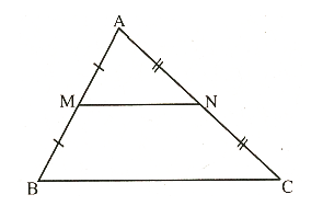 Đường trung bình của tam giác, của hình thang và cách giải – Toán lớp 8 (ảnh 1)